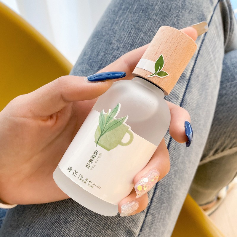 Nước Hoa Body Mist Shimang Trà Thơ Mẫu Mới Nắp Gỗ Thân Thủy Tinh Vỏ Mờ Sang Trọng Xịt Thơm Body Mist SNHG1