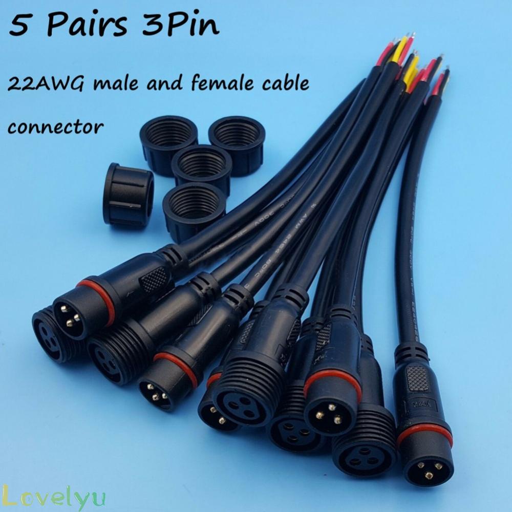 ◀READY▶Cable Connector 3 X 0.75mm² 18AWG 5 Pairs Bar Connector Surveillance Camera# Good Quality