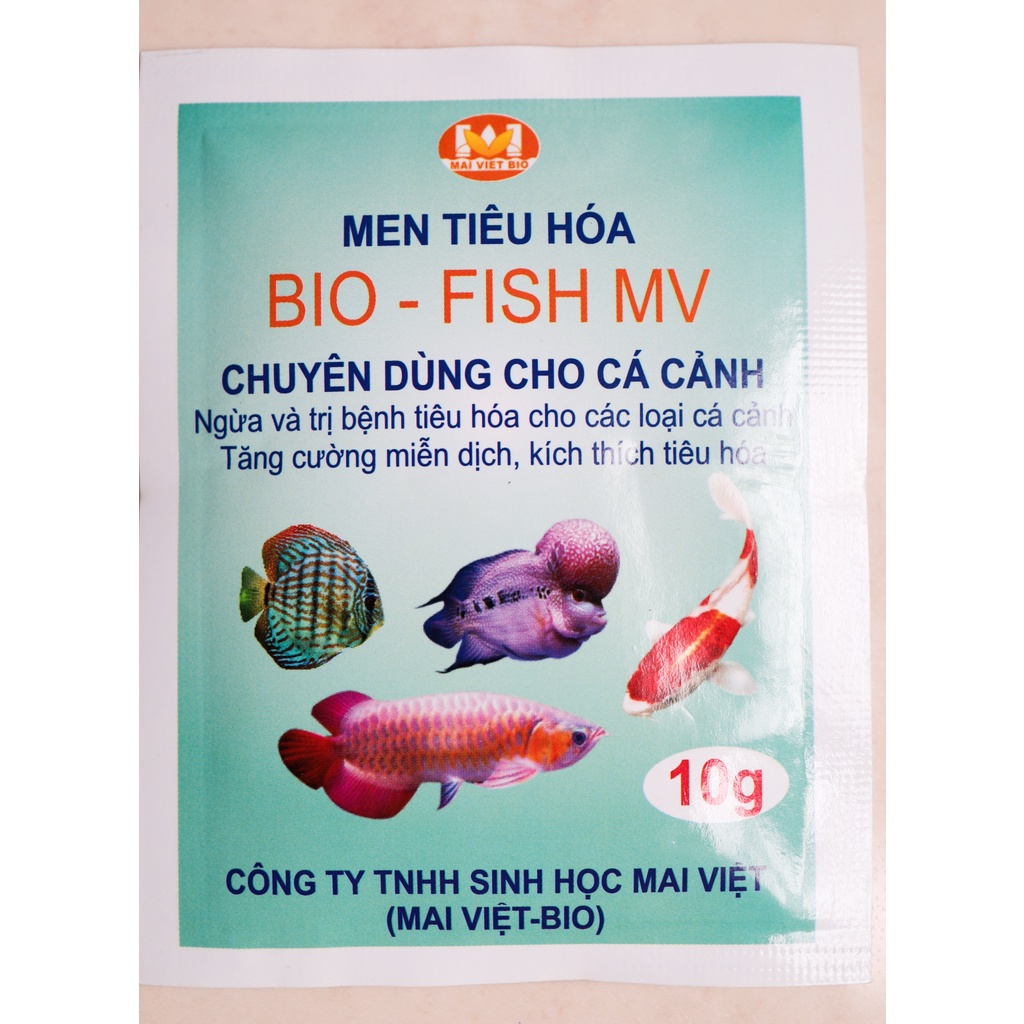 Men tiêu hóa cho cá cảnh , men Mai Việt