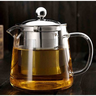 Bộ Bình Trà Thủy Tinh 600Ml Cao Cấp