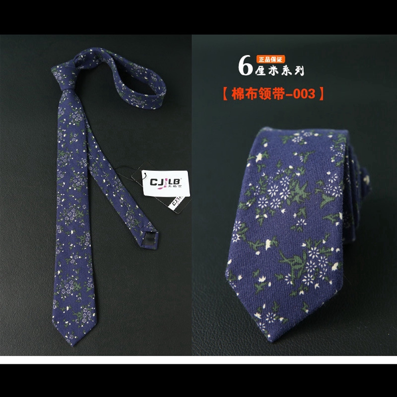 Cà vạt EFAN cotton bản rộng 6cm họa tiết kẻ sọc phong cách thanh lịch dành cho nam