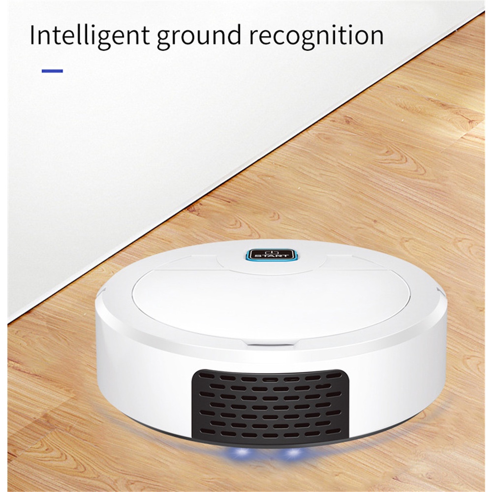 Robot Hút Bụi Thông Minh Tự Động 1600Pa Sạc USB Tiện Dụng