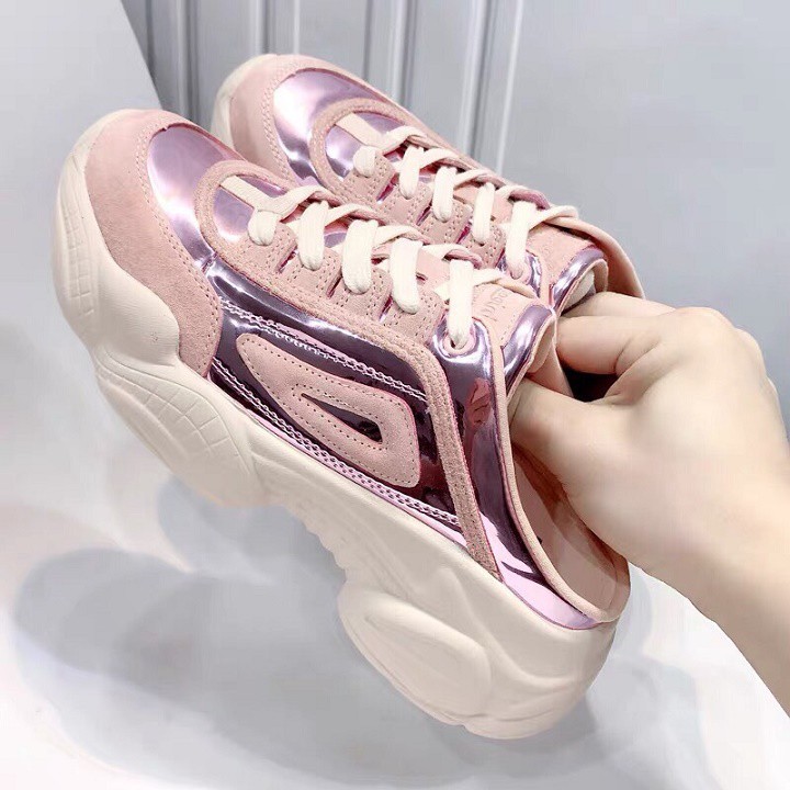 [Mã FAGREEN245 giảm 10% tối đa 30K đơn 99K] FREE SHIP Giày sục thể thao nữ ánh bạc và hồng hàng cao cấp | BigBuy360 - bigbuy360.vn