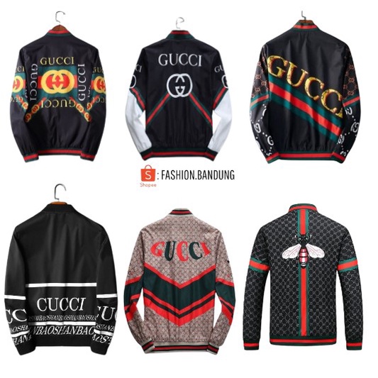 Áo Khoác BOMBER Nam Hàng Hiệu Gucci Cao Cấp (Mã Cộng Hòa 1-15)