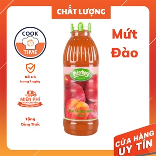 Sinh tố Osterberg Đào - Chính Hãng - CookTime.vn - Chiết lẻ 300gram đóng chai tiện dụng - Phù hợp pha chế gia đình