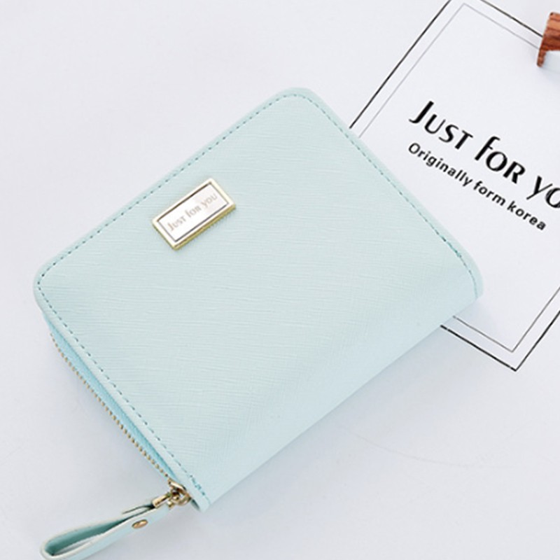 Ví nữ ngắn mini cao cấp FOREVER FOR YOU cute dễ thương nhỏ gọn bỏ túi gập 3 LUVADO VD309 | BigBuy360 - bigbuy360.vn