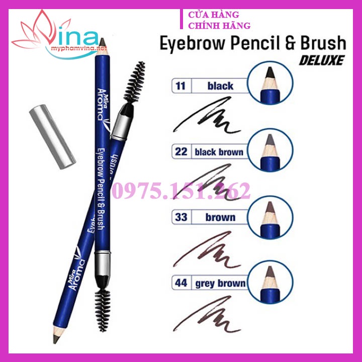 CHÌ KẺ MÀY MIRA AROMA EYEBROW PENCIL & BRUSH DELUXE