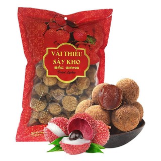 (Mẹ Cốm) Vải thiều sấy khô Vinafruits (túi 500g) Đồ ăn vặt, Món ăn đến từ quê hương