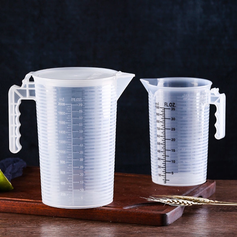GIÁ gốc tận xưởng Ca cốc ly đong nhựa đinh lượng pha chế chia vạch có nắp 500ml-1l-2l-3l-5l chịu nhiệt cao