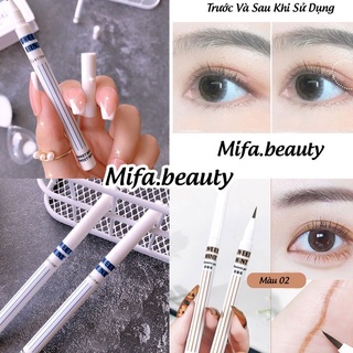 Bút Kẻ Bọng Mắt Sweet Mint Mềm Mịn Vỏ Kẻ Xanh Nắp Trắng Nội Địa Trung