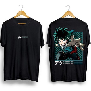 [ SIÊU RẺ] Áo Thun Đen Izuku Midoriya T-shirt Deku My Hero Academia Anime Manga Rẻ Nhất