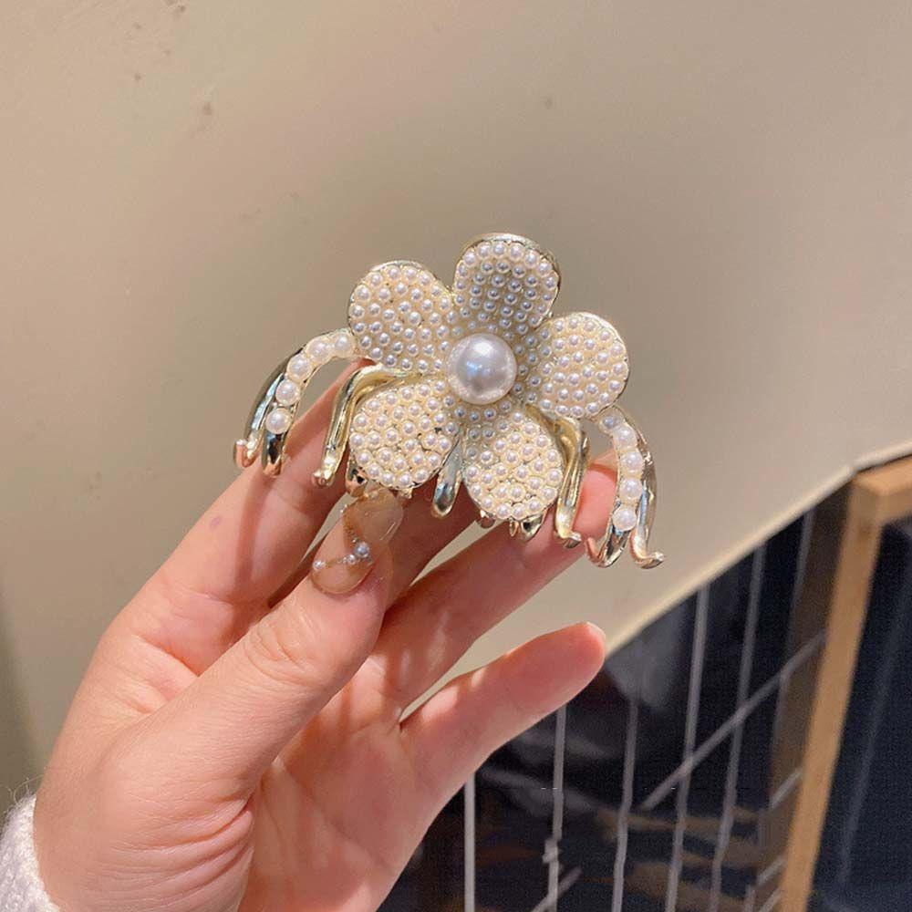 Kẹp Tóc Đuôi Ngựa Thanh Lịch Thời Trang Xuân Hè Cho Nữ|Kẹp Tóc Hình Bông Hoa / Con Cua Xinh Xắn