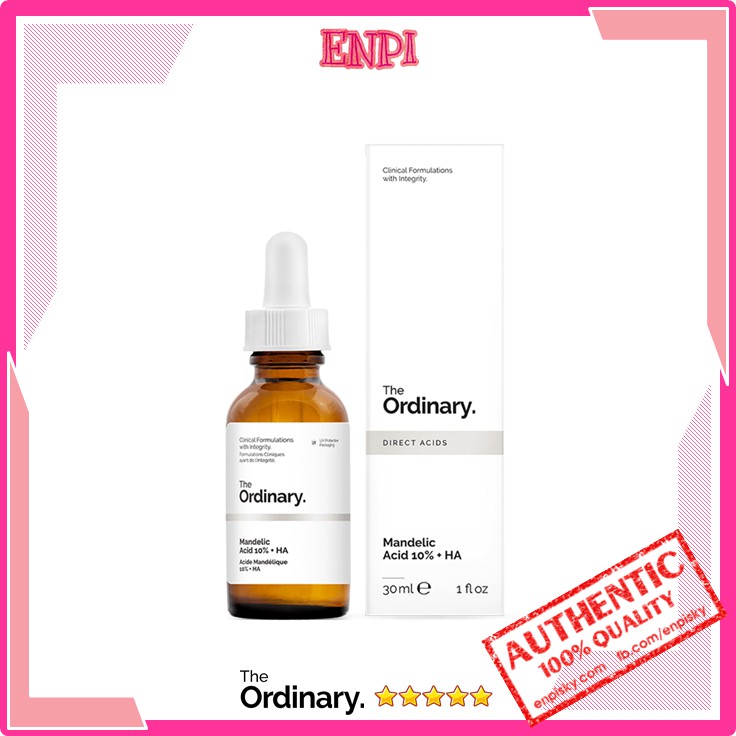 Sáng da chống lão hóa Mandelic Acid 10% + HA - The Ordinary