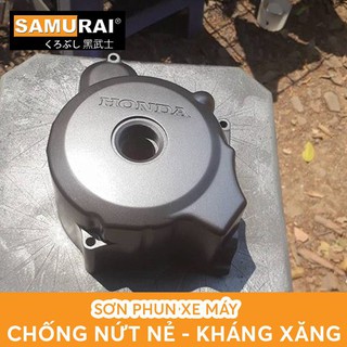 COMBO Sơn Samurai cho lốc máy màu xám K414*