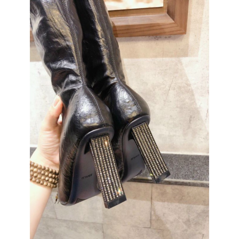 👢👠 BOOT Gót đá sang chảnh . - Hàng ORDER QUẢNG CHÂU CAO CẤP.