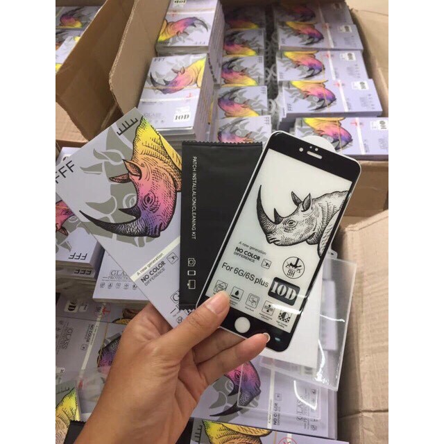 Kính cường lực tê giác full màn cho tất cả các dòng iphone 6 đến 13 promax