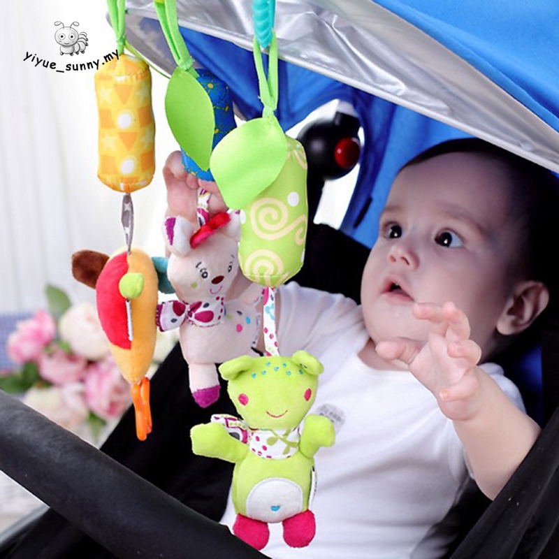 Thú nhồi bông đáng yêu treo nôi / xe đẩy cho bé