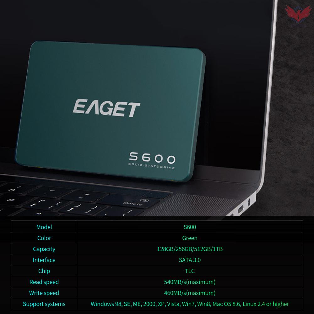 Ổ Cứng Ssd Fir Eaget S600 2.5 Inch Sata 3.0 128gb Tốc Độ Cao | BigBuy360 - bigbuy360.vn