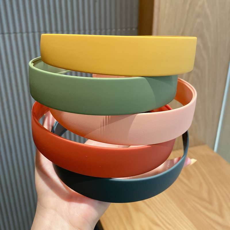 Các cô gái kẹo những chiếc băng Headband đơn giản màu tinh khiết phụ kiện Hairband