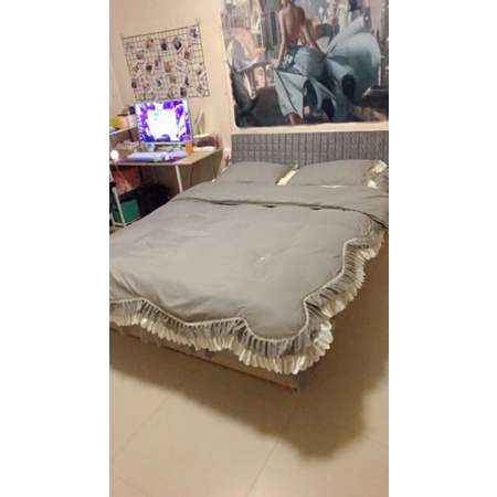 Bộ combo ga giường phủ rèm