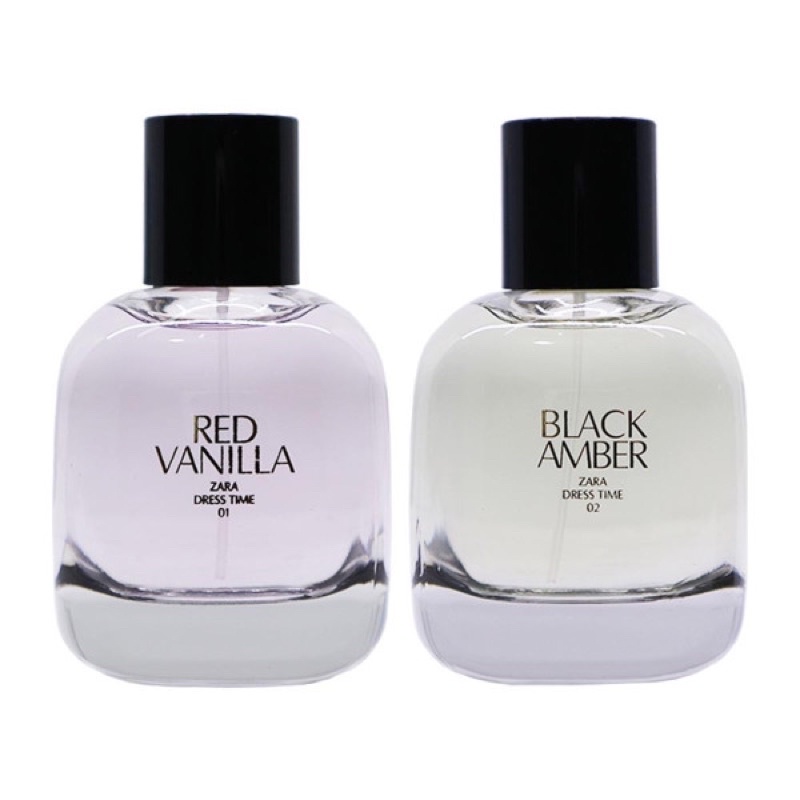 Nước hoa nữ Zara - Set 2 chai Red Vanilla và Black Amber