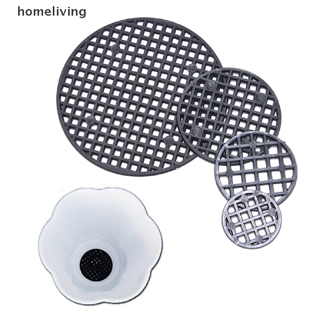 Bộ 10 Tấm Lưới Lót Đáy Chậu Hoa Thoáng Khí Chống Rò Rỉ Tiện Dụng
