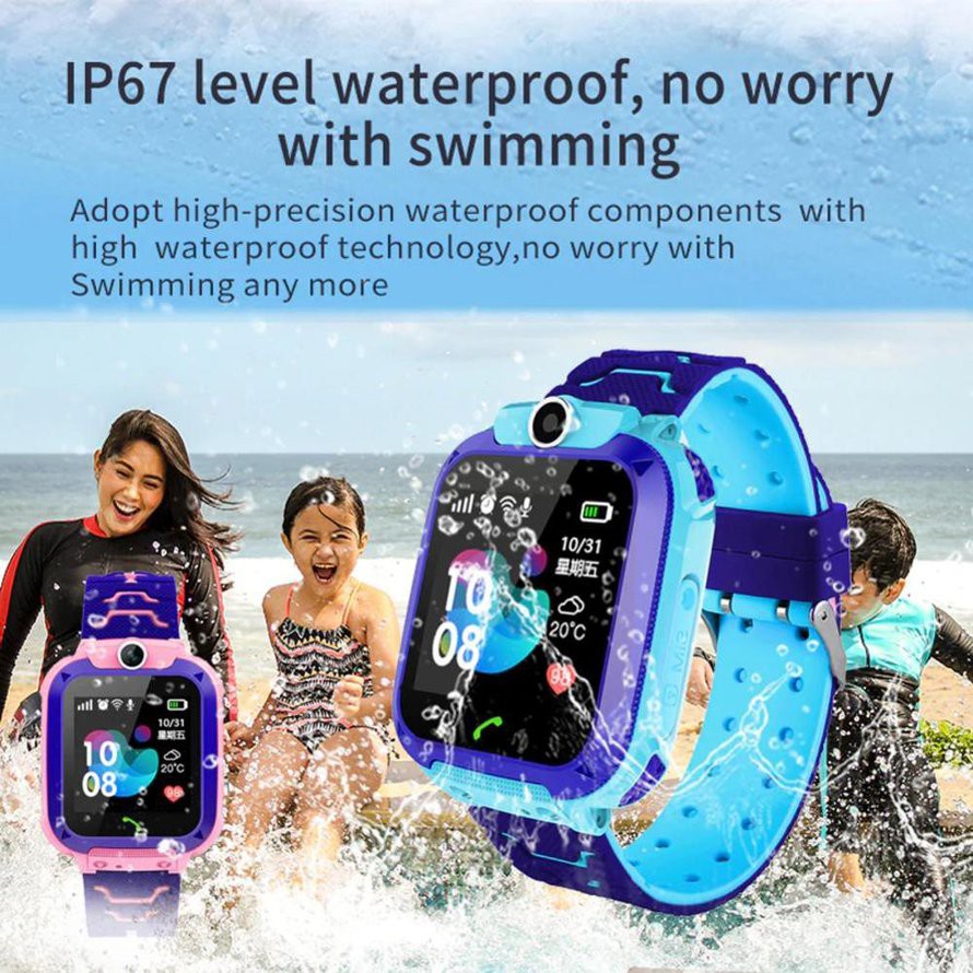 Đồng hồ thông minh Q12 chống nước tiện dụng cho trẻ em