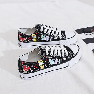 Giày Thể Thao Canvas Bisa COD BTS BT21 - KP204