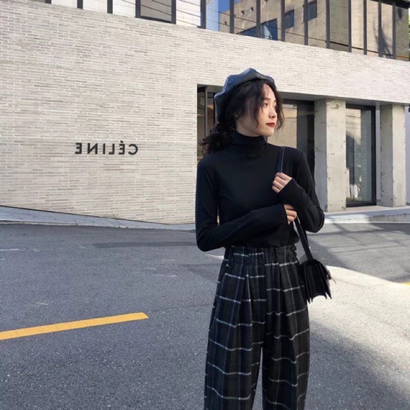 [ Hàng Cao Cấp Có Ảnh Thật ] Áo len nữ cổ lọ giữ nhiệt mặc trong dễ phối đồ freesize BC Clothing CD018 | BigBuy360 - bigbuy360.vn