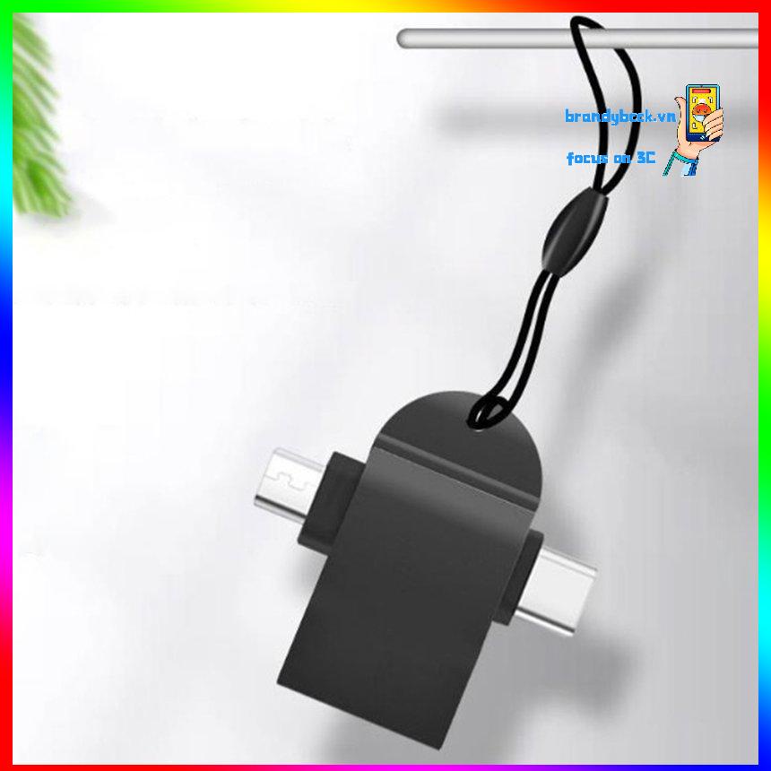 Bộ chuyển đổi OTG 2 trong 1 USB 3.0 sang Micro USB và Đầu nối bộ điều hợp Type-C