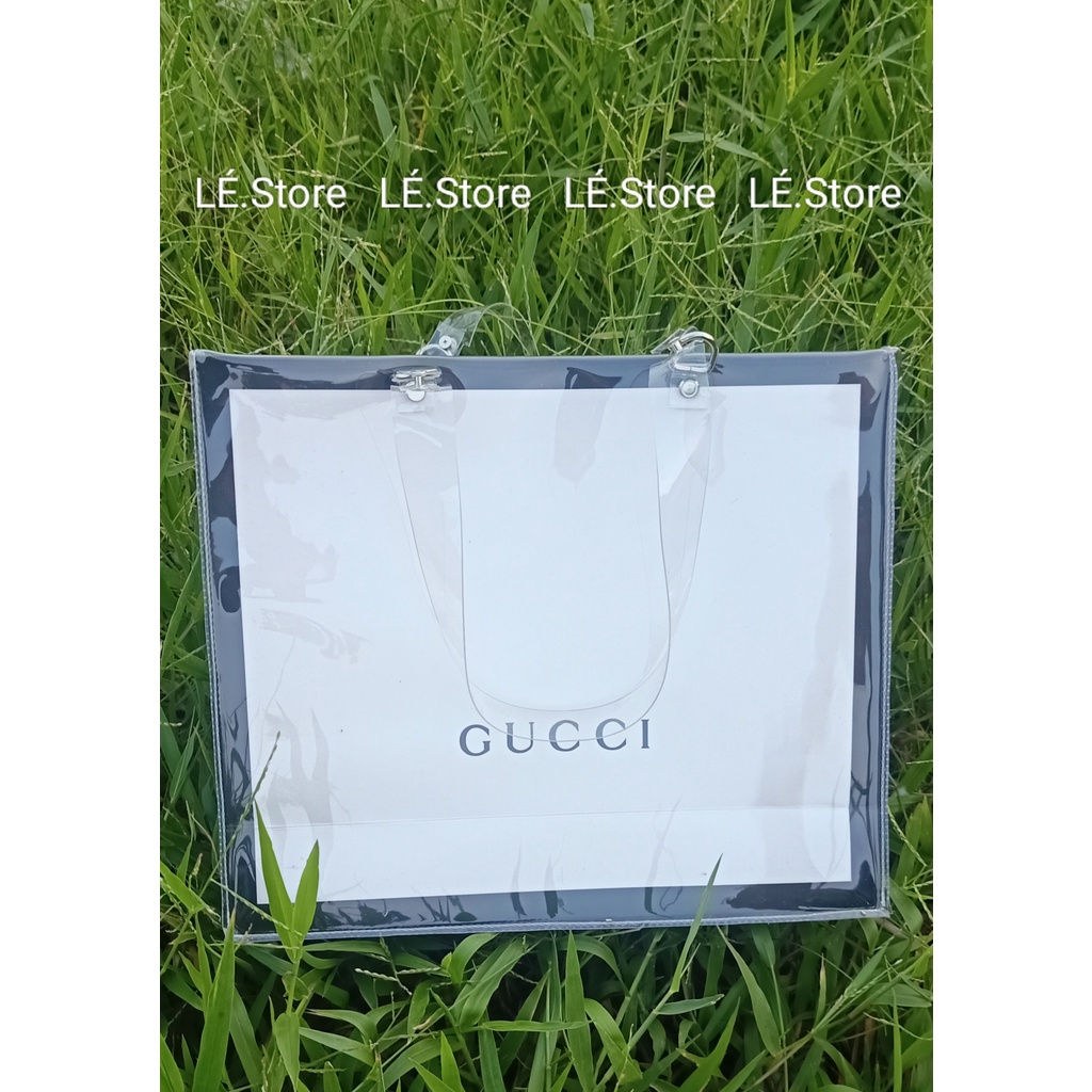 Túi giấy hãng custom size 32 Có Khóa Kéo