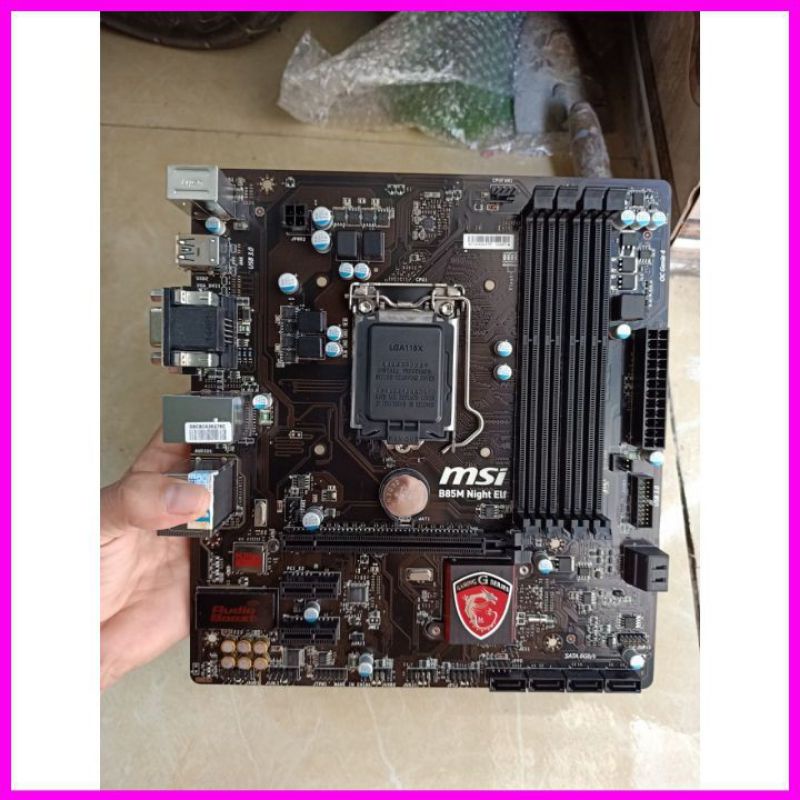 Combo Main MSI B85 night Elf +CPU Intel Xeon E3 1231v3