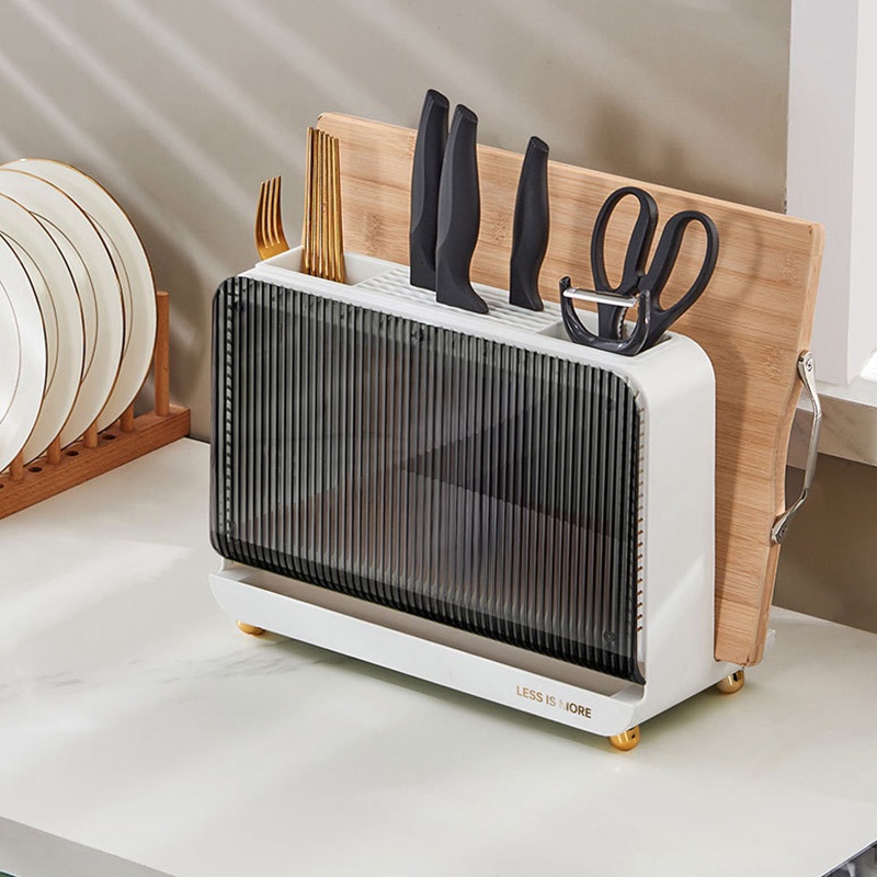 Giá Đỡ Dao Muỗng Đũa Ráo Nước Chống Ẩm Đa Năng Cho Nhà Bếp