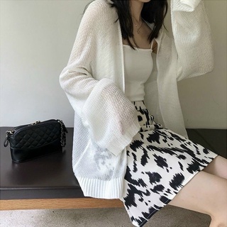 Cardigan len mỏng nhẹ dáng ngắn