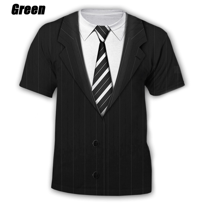 Áo Thun Ngắn Tay In Họa Tiết 3D Thời Trang Mùa Hè Dành Cho Nam