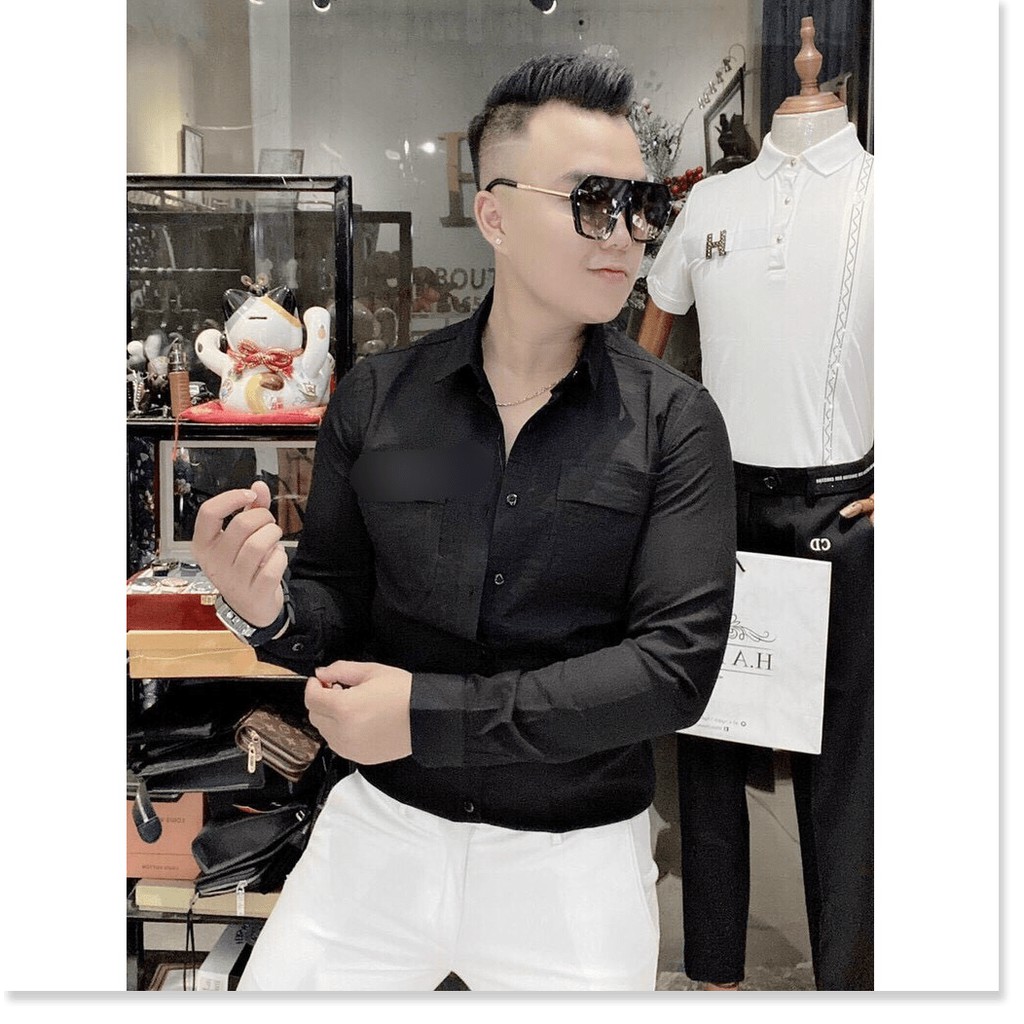 ÁO SƠ MI ĐŨI TAY DÀI,NHIỀU MÀU SẮC SINH ĐỘNG,HỌA TIẾT TRƠN NHƯNG VÔ CÙNG SANG TRỌNG THỜI TRANG MỚI KME