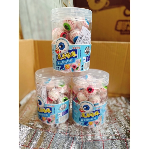 Kẹo dẻo mắt/dưa hấu/vịt có nhân hộp 30cái