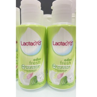 Dung Dịch Vệ Sinh Phụ Nữ Lactacyd Odor Fresh Trầu Không Chai 60ml