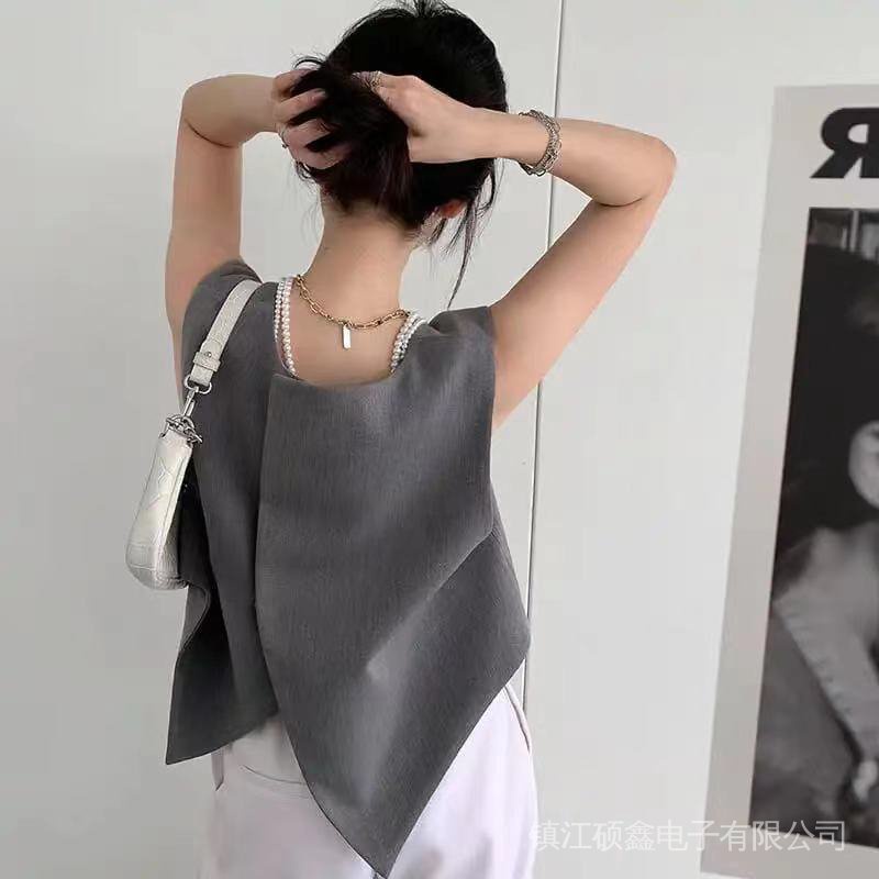 Áo Không Tay Dáng Rộng Thời Trang Dành Cho Nữ