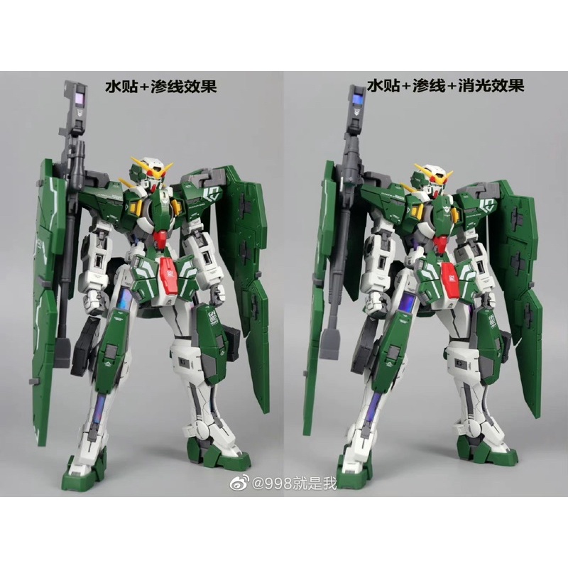 Gundam MG 6653 GN-002 Gundam Dynames + LED Daban Mô hình nhựa lắp ráp 1/100