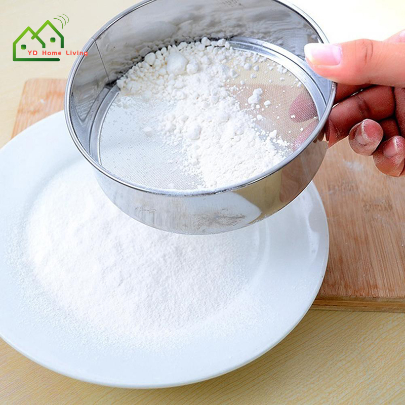 Dụng cụ rây bột bằng thép không gỉ tiện dụng cho nhà bếp
