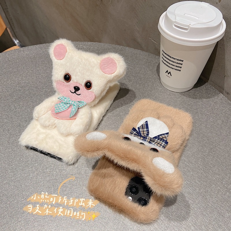 Ốp điện thoại hình gấu thích hợp cho IPHONE 13 PRO MAX 13 MINI 12 PRO MAX 12 MINI 11 PRO MAX XS MAX XR X 6S 6 7 8 PLUS