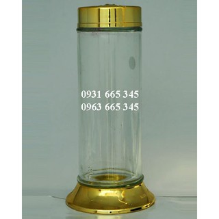Bình ngâm rượu sâm thủy tinh (1 lít) _ Thảo Dược Thanh Bình