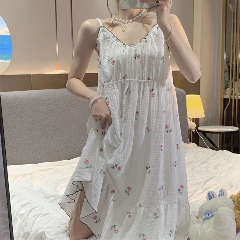 Bộ Đồ Ngủ Tay Ngắn Cổ Chữ V Phối Ren Dáng Rộng Phong Cách Kimono Nhật Bản Thời Trang Mùa Hè Mới Cho Nữ