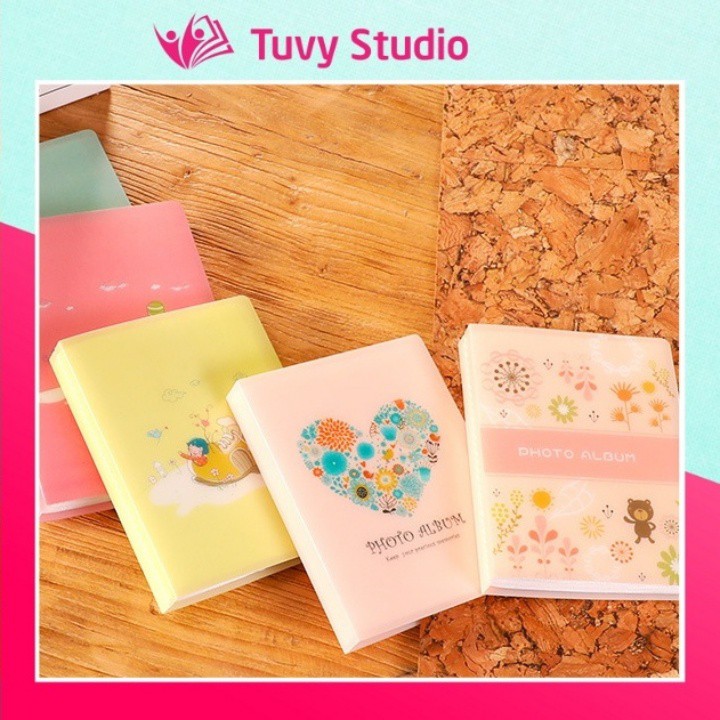 Album ảnh 9x12 đựng 52 ảnh bìa nhựa cute sẵn hàng tại Tú Vy Studio