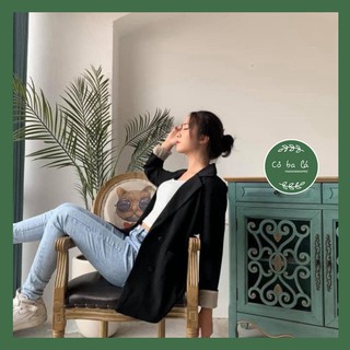 Áo blazer nữ ☘ freeship ☘ áo blazer 1 lớp 4 khuy hàng đẹp ☘ áo vest 1 lớp ulzzang hot trend