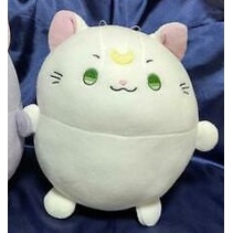 [Banpresto] Gấu bông Sailor Moon Eternal Big Marshmallow Luna Artemis Big Cushion tròn dễ thương chính hãng Nhật Bản