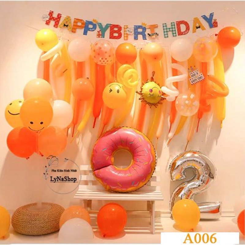 Set Trang Trí Sinh Nhật cho Bé - Phong cách Hàn Quốc