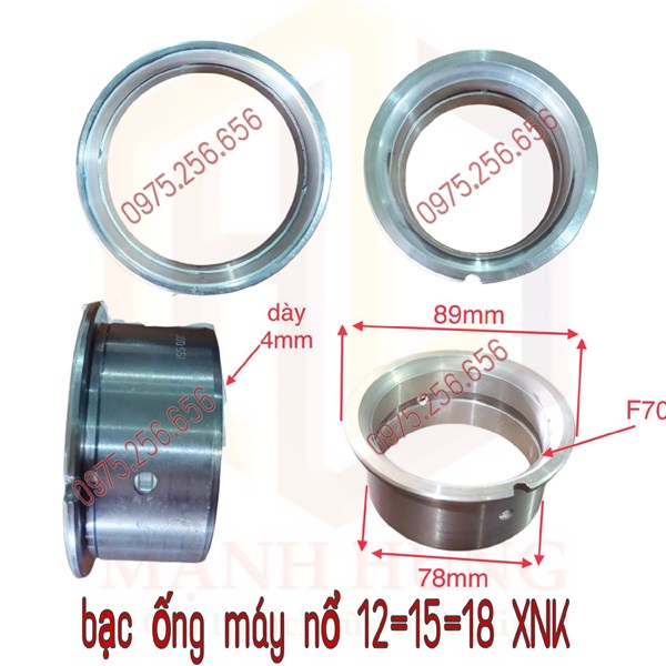 Bạc ống Máy nổ 12=15=18 (S195=S1100=S1105) XNK rẻ