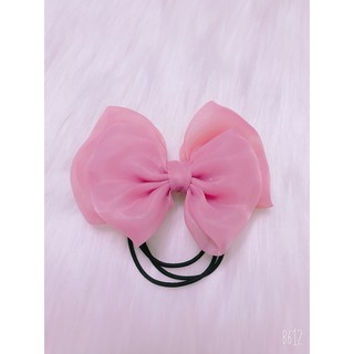 Dây Cột Tóc Nơ Voan Bồng